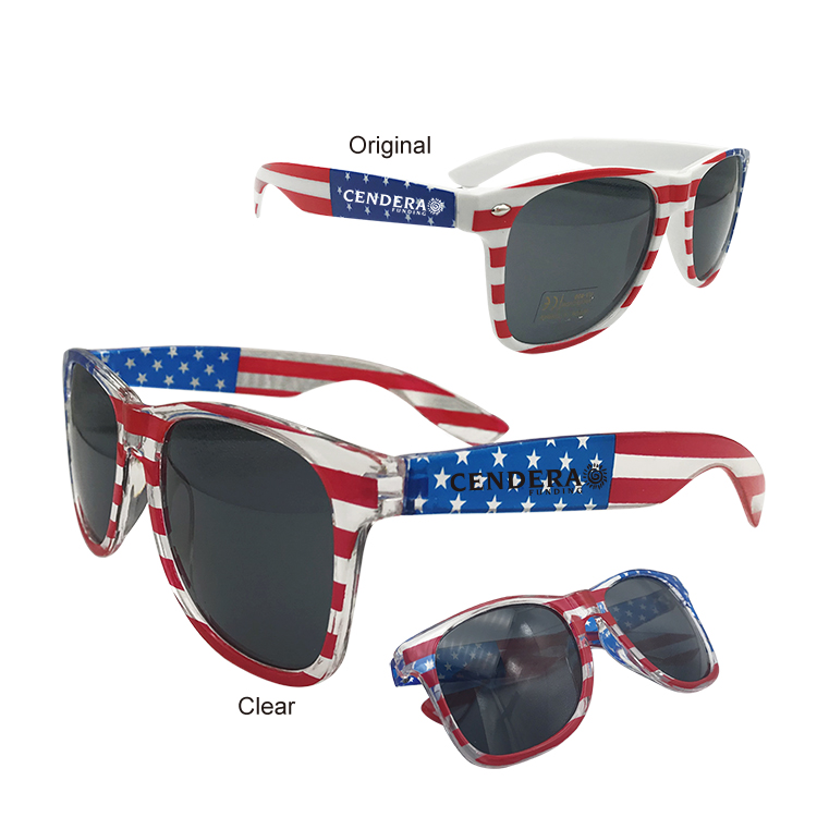 Free Shipping Patriotic Custom Sunglasses 3
