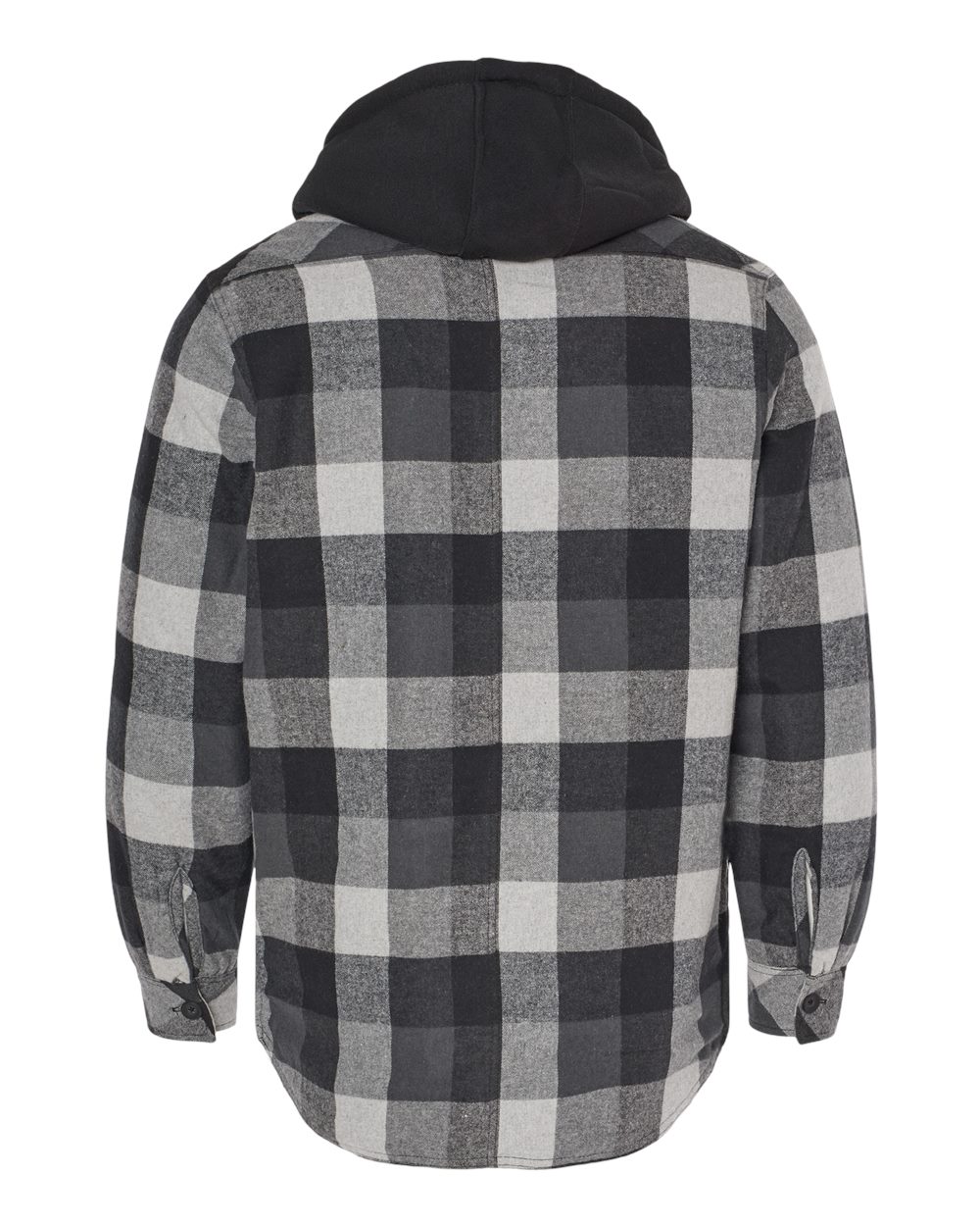 Quilted Flannel Hooded Jacket 8620