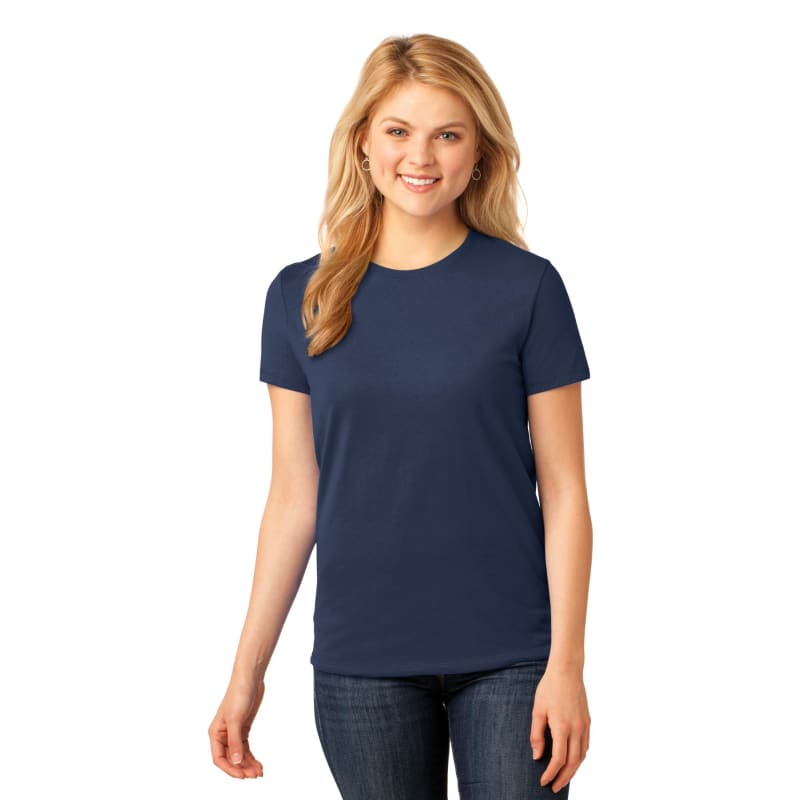 Port & Company Women's Core Cotton Tee. 107