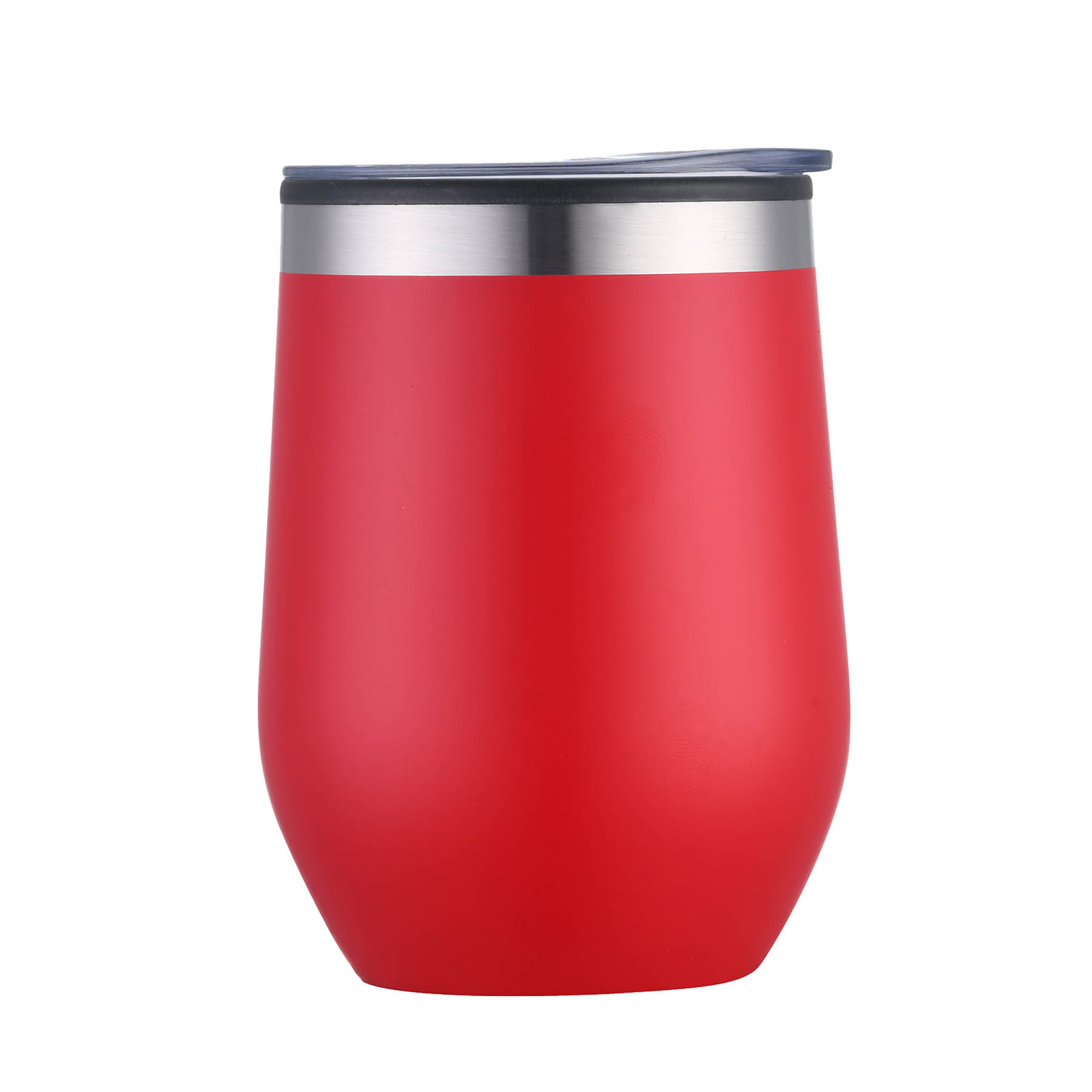 12 oz. Powder-Coated SS Outer with Polypropylene Inner Tumbler Wine Cup 4