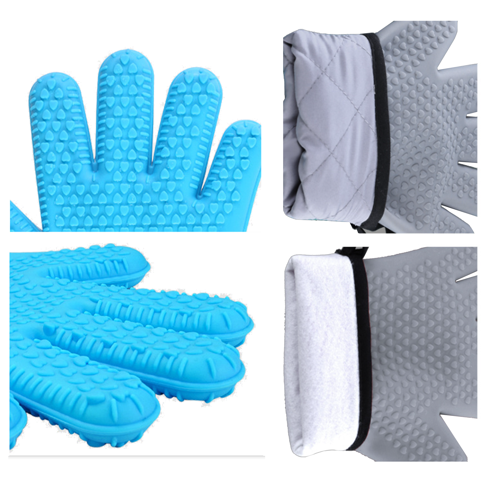 HeatShield Edge-Sealed Silicone Gloves 4