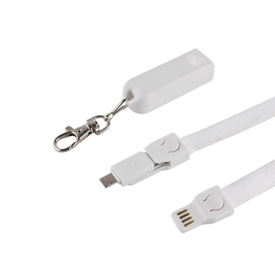 3-in-1 Lanyard Charging Cable Supports Full Color Printing And Most Cell Phones 7