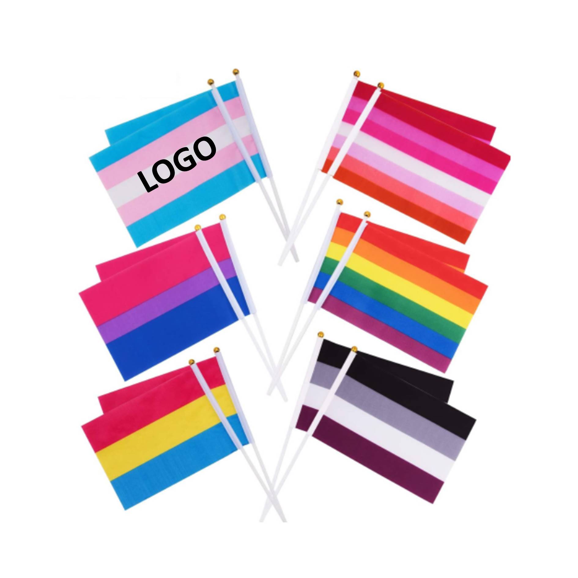 Mini Handheld LGBT Flag 2