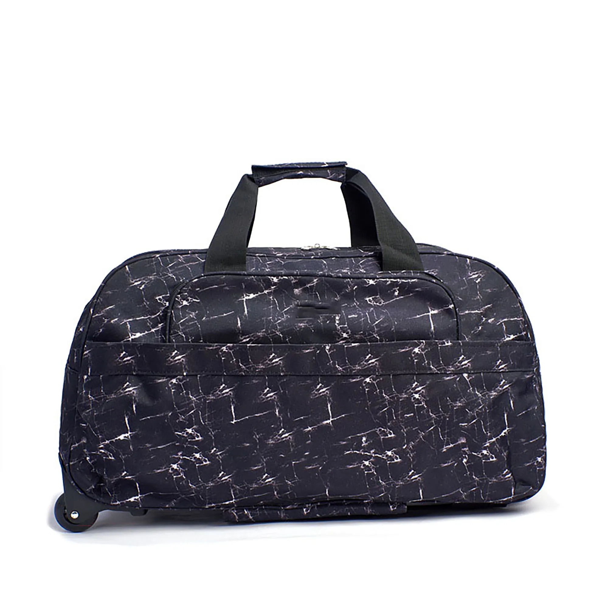 Custom Wheeled Rolling Duffel Luggage Bag MOQ 10pcs 9