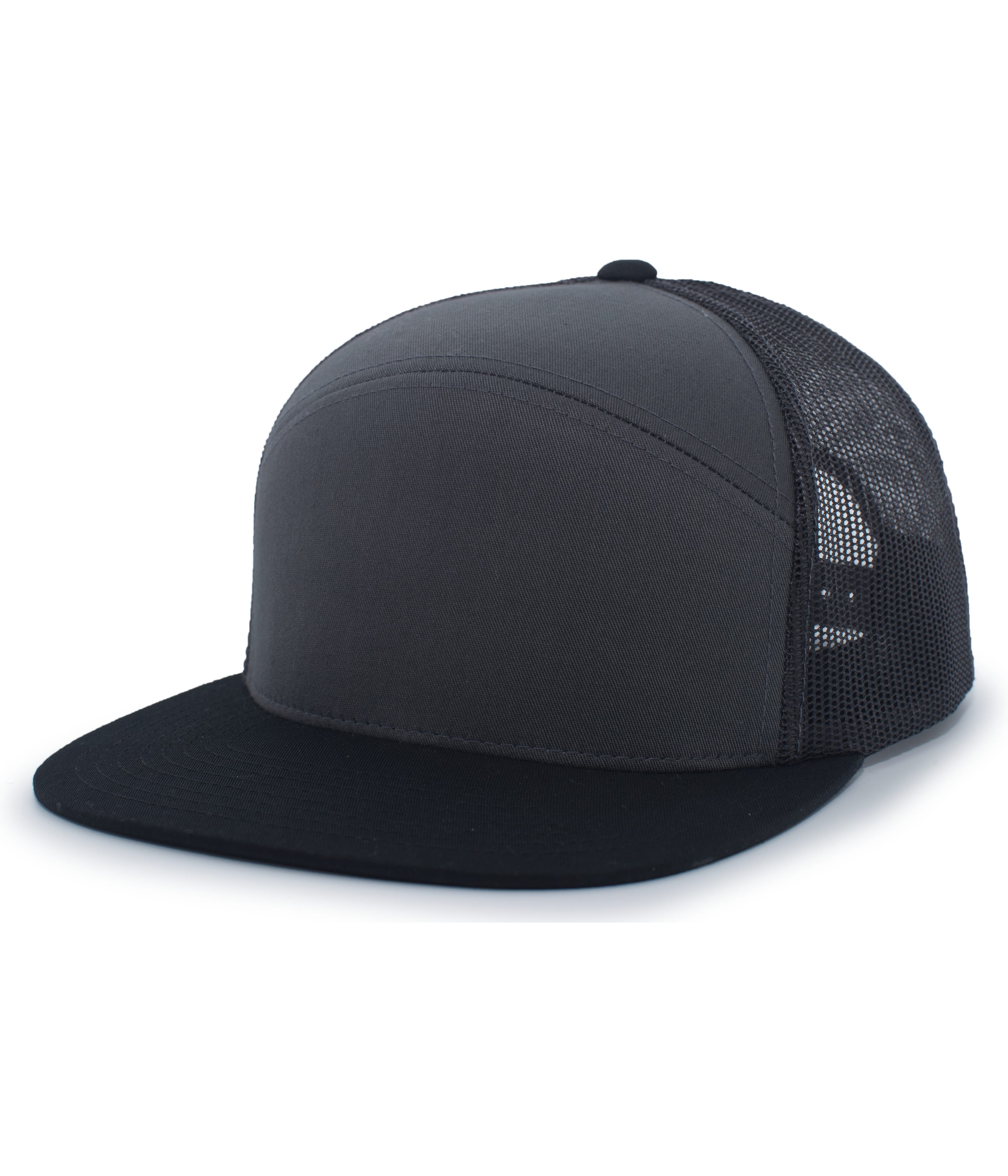6-Panel Arch Trucker Snapback Cap 20
