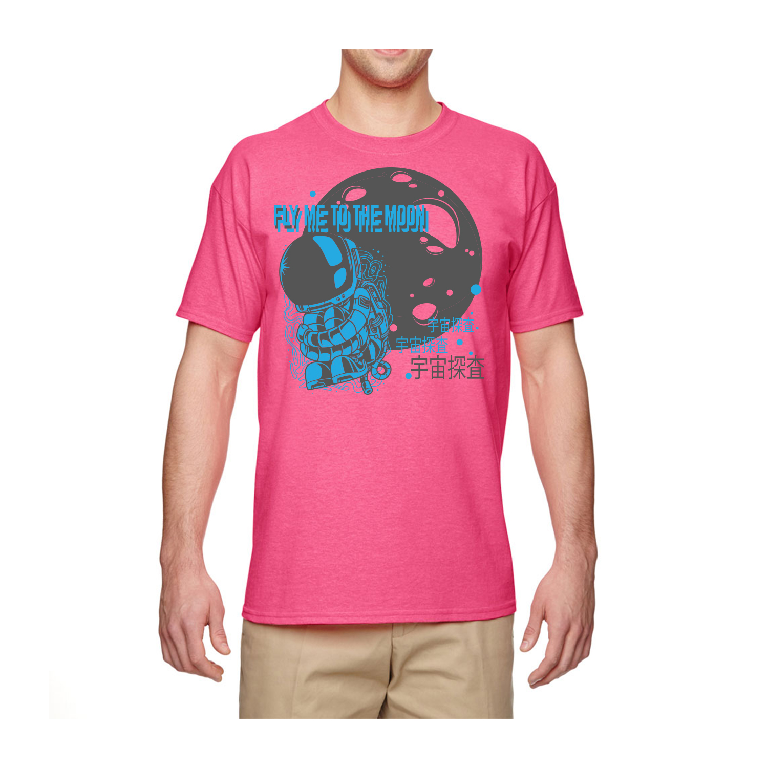 Gildan™ 5.3 oz Cotton Pre-Shrunk T-Shirt (2 Color Imprint) 72