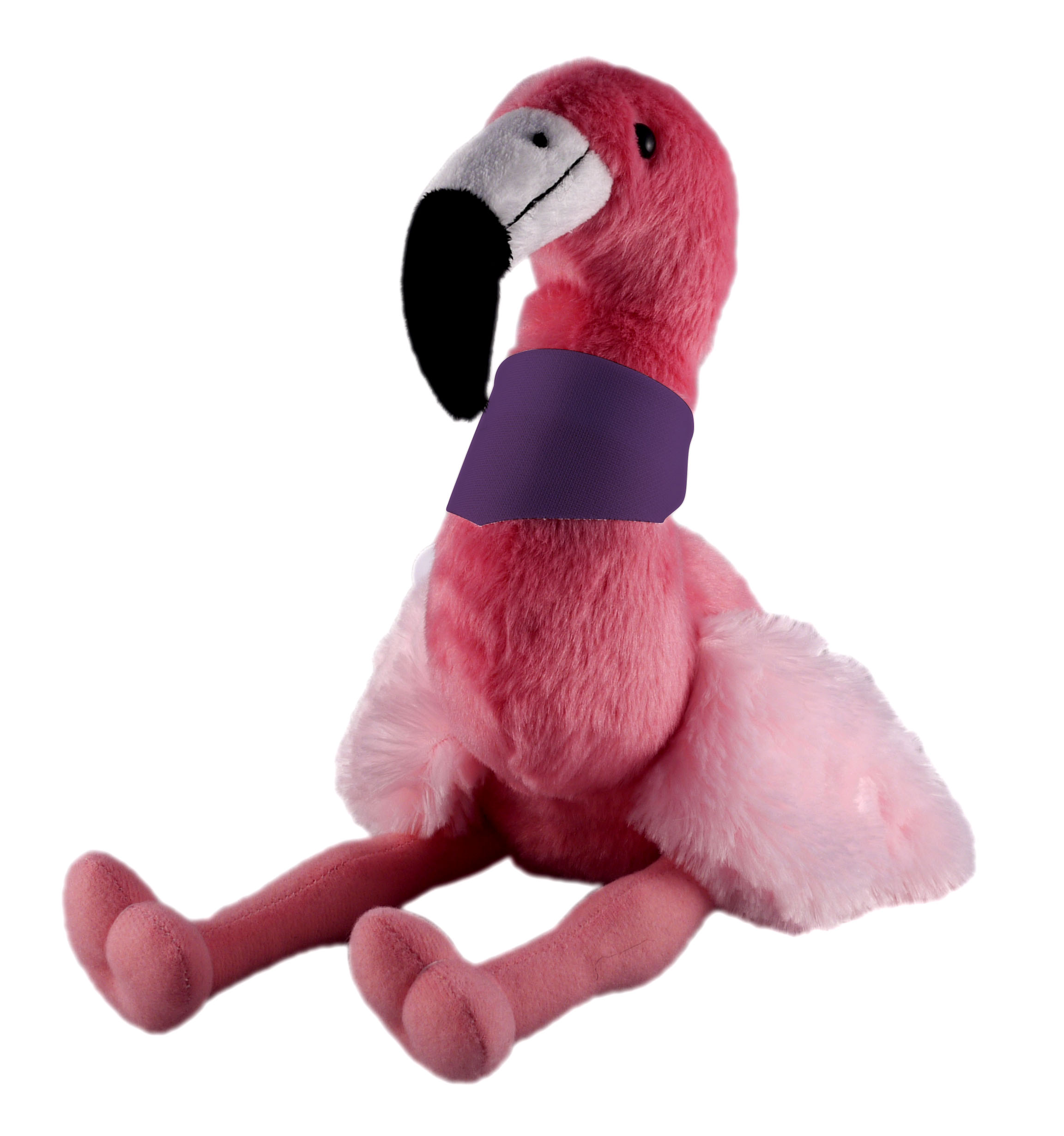Soft Plush Flamingo with Bandana