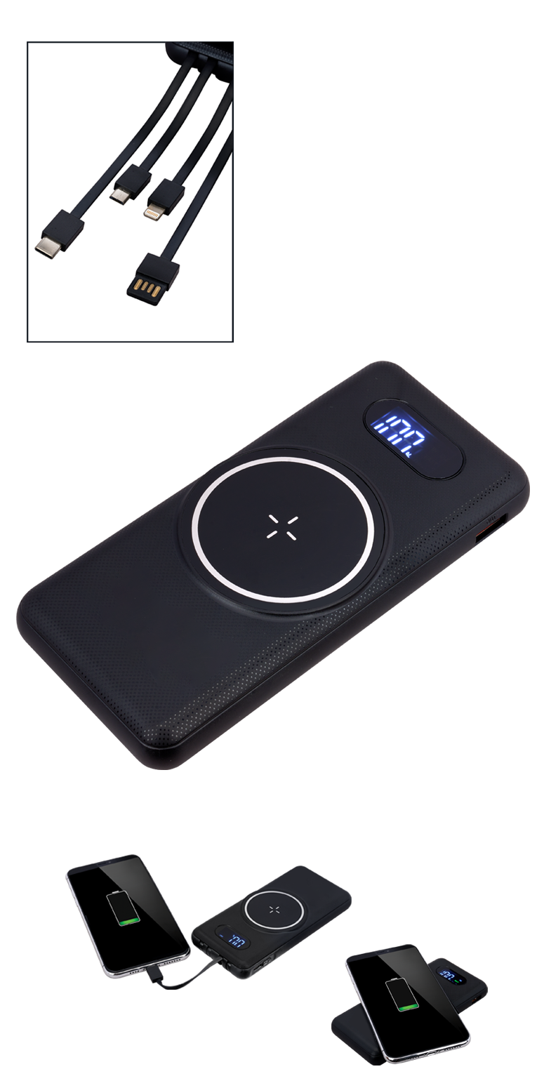 Magnetic Wireless Charger & Power Bank 10,000mAh 38