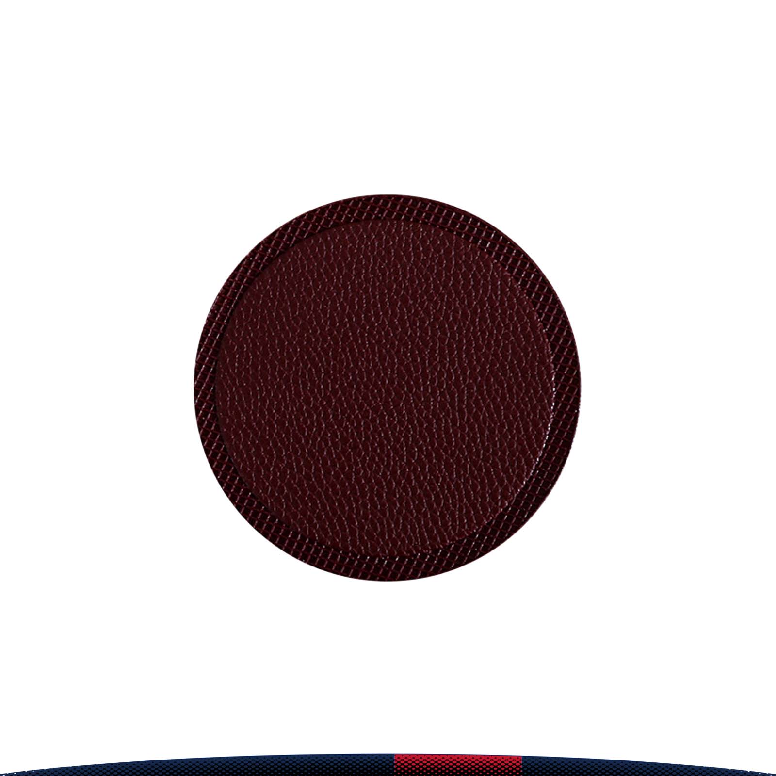 Round PU Leather Coaster 10