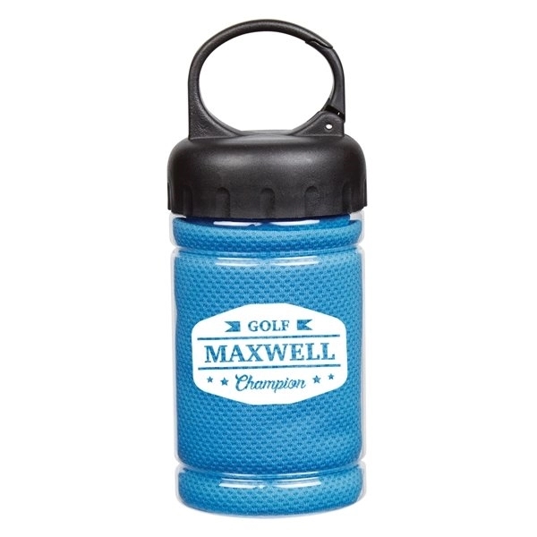 COOLING TOWEL IN CARABINER CASE 9