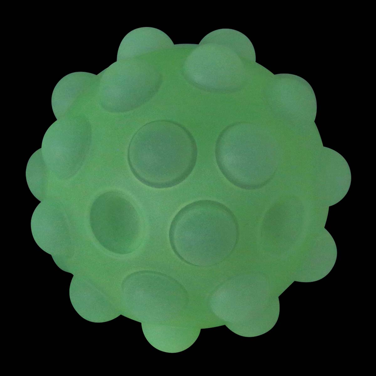 Glow In The Dark Round Push Pop Ball 5