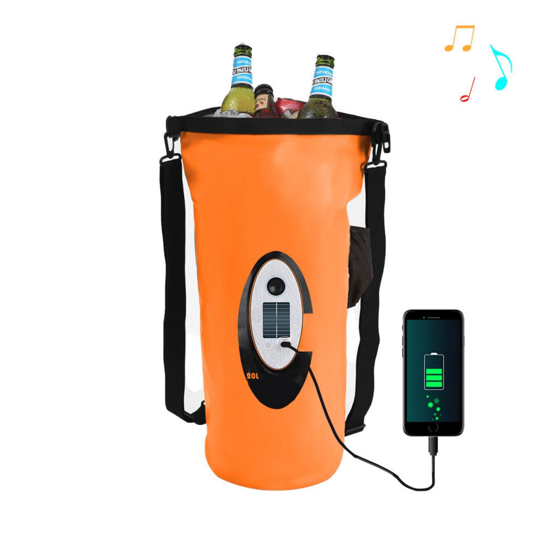 20L Wireless Speaker Waterproof Lighting Bag 5
