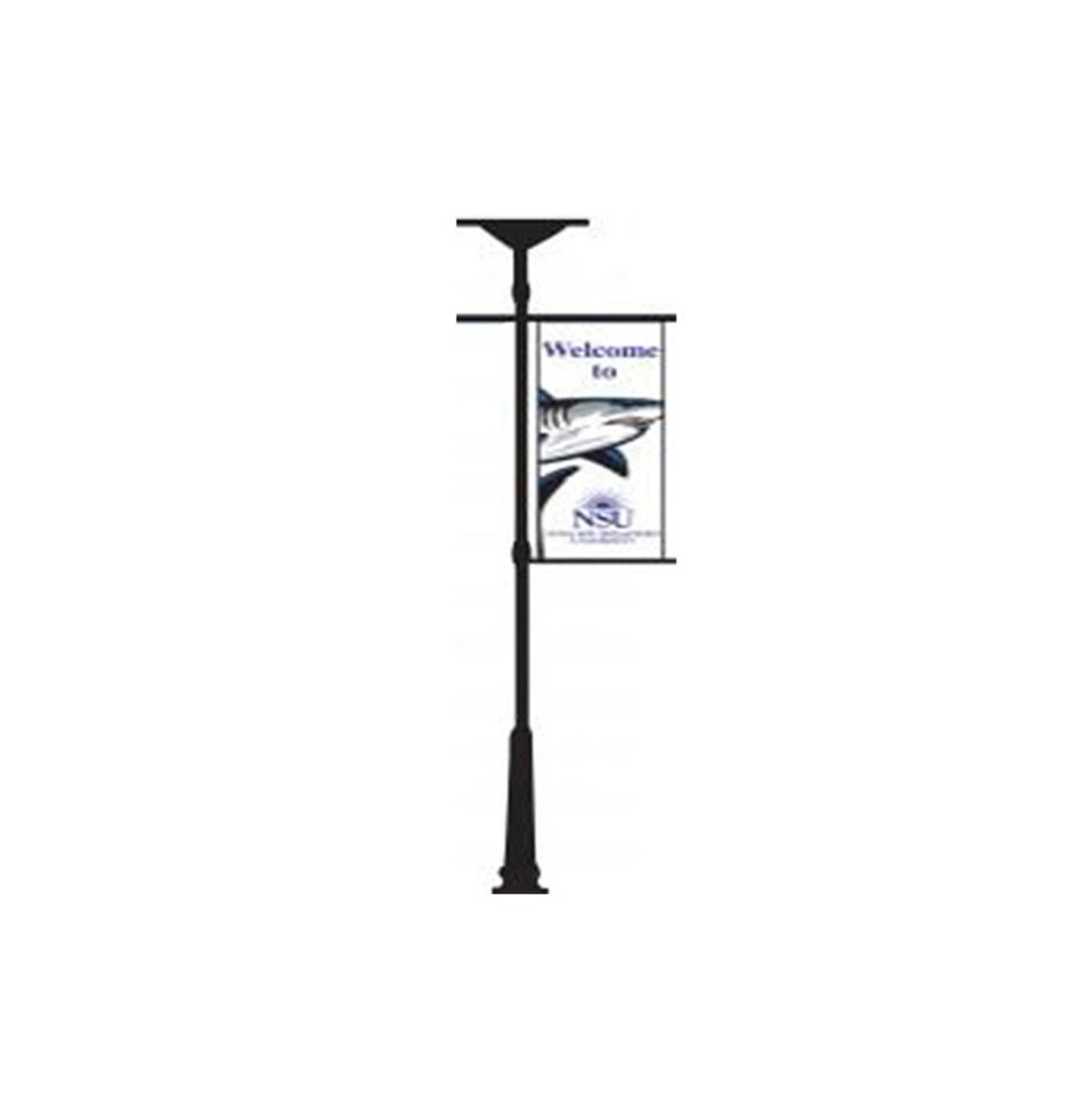 Street Pole Single Sided Replacement Banner 30"x72" 3