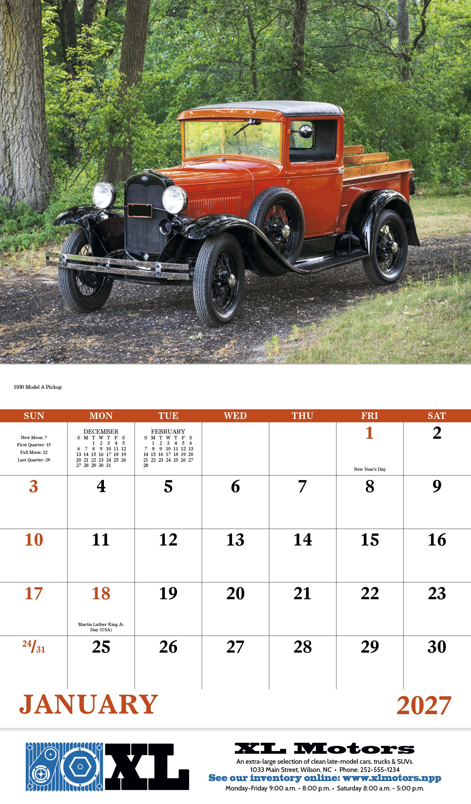 Good Value™ Treasured Trucks - Stapled Calendar 18
