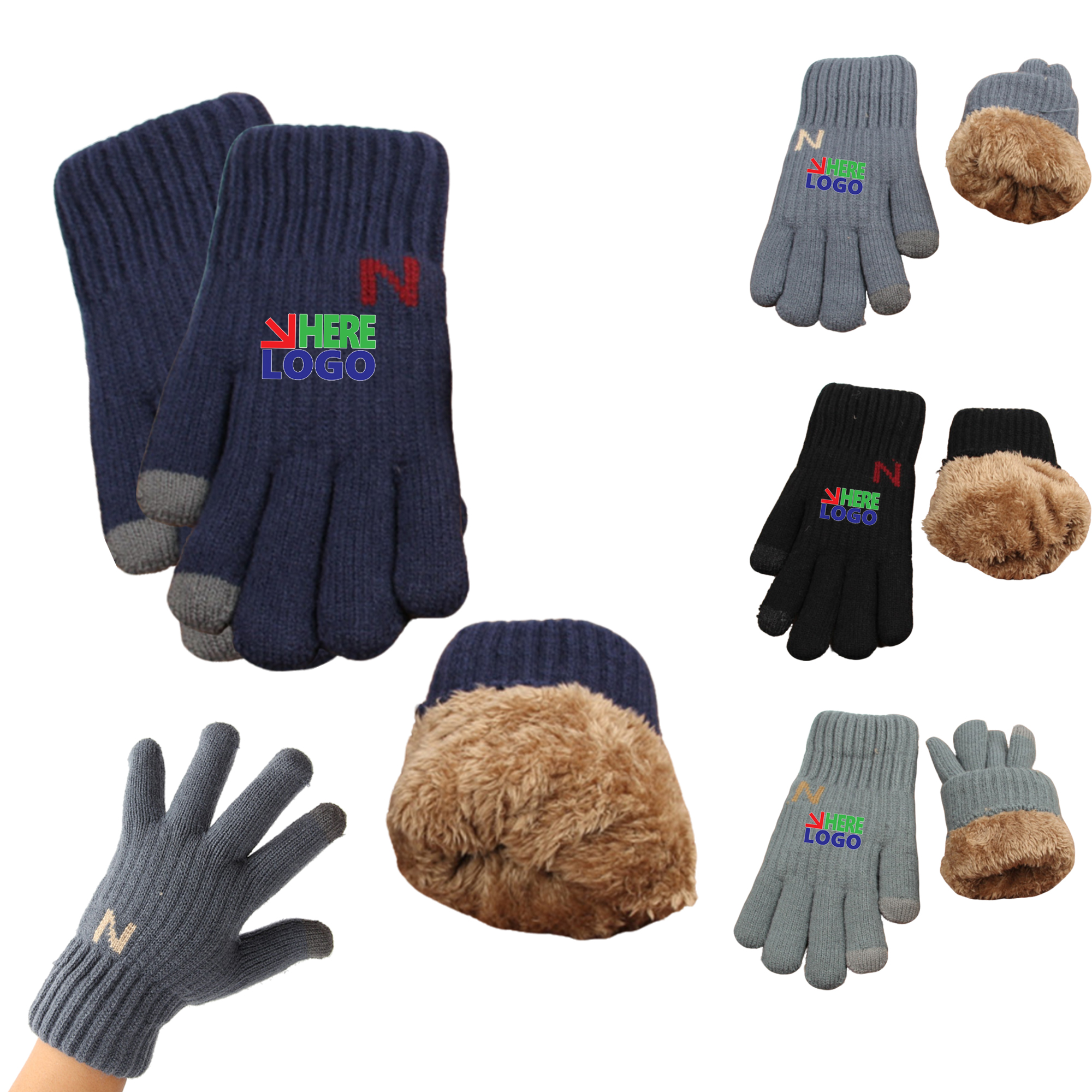 MOQ 20 PCS Winter Running Gloves 3