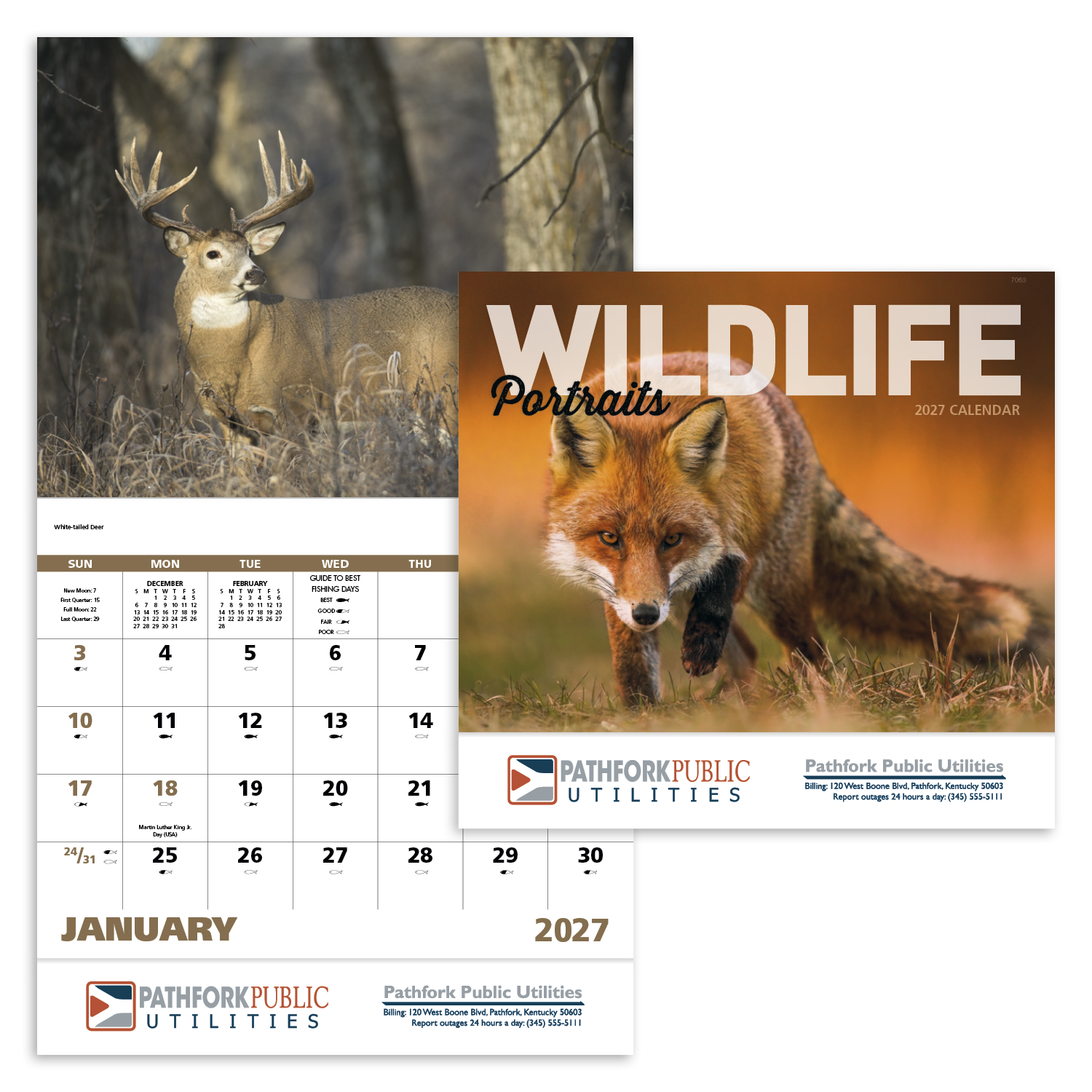 Good Value™ Wildlife Portraits - Stapled Calendar 51
