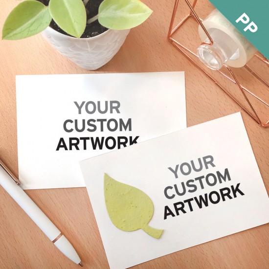 Double-Sided Medium Eco Panel Card With Shape 1