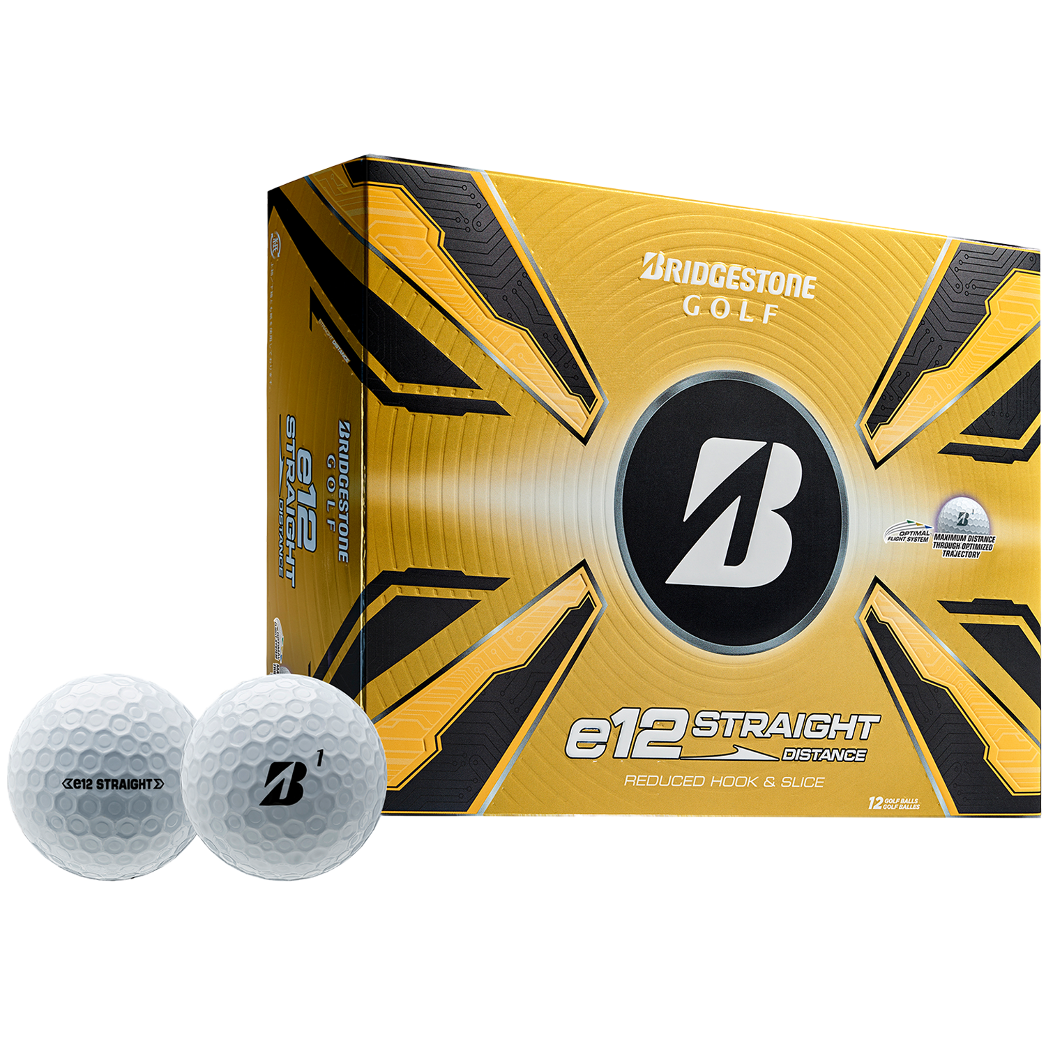 Bridgestone e12 Straight Golf Balls 3