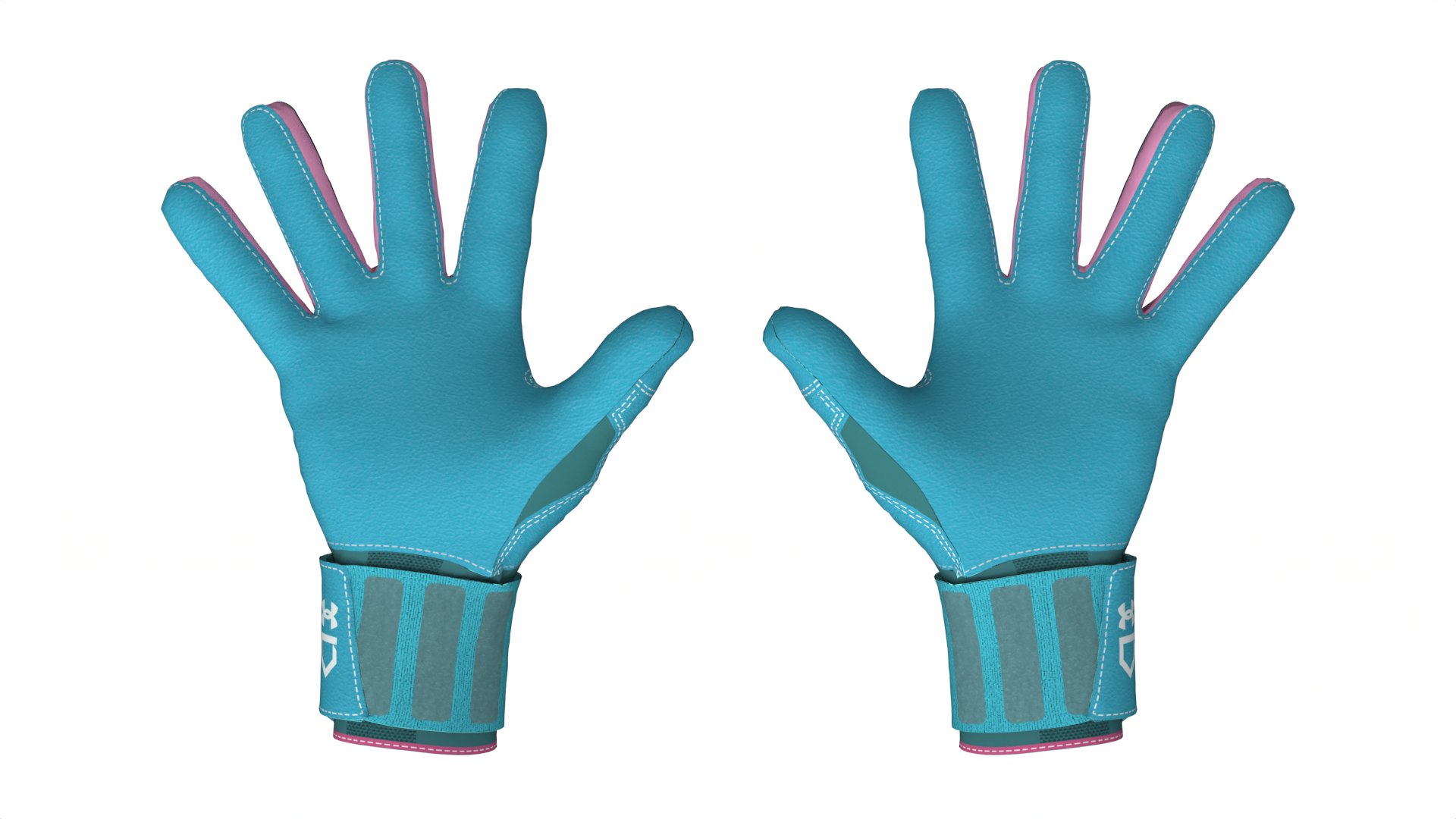 UA Yard 10 Long Cuff Men's Batting Gloves 11