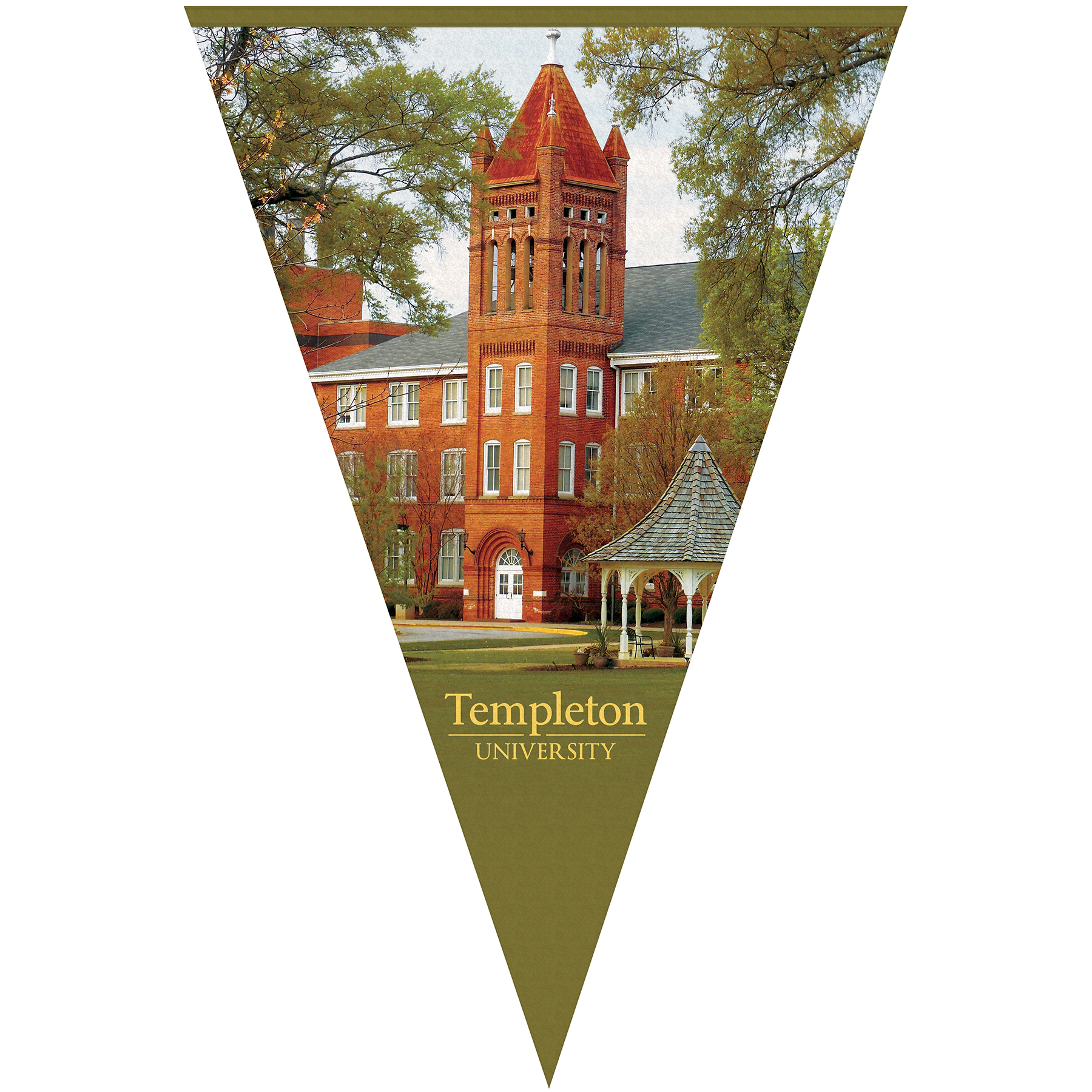 24" x 36" Vertical Triangle Shaped Felt Banner 6