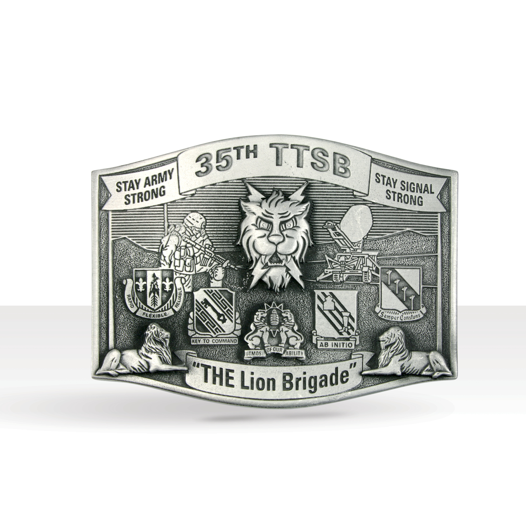 3D Classic Belt Buckle (2 x 3 in) 5