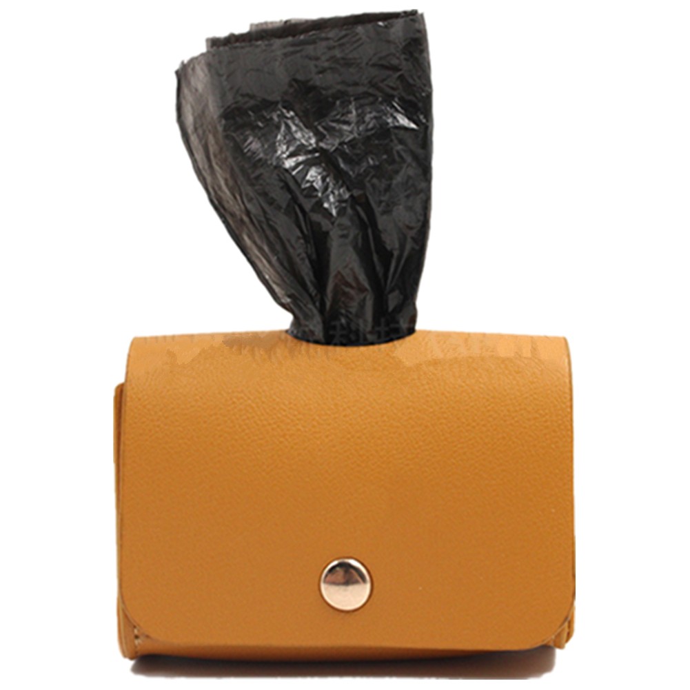 Leather Dog Poop Waste Bag Dispenser 3