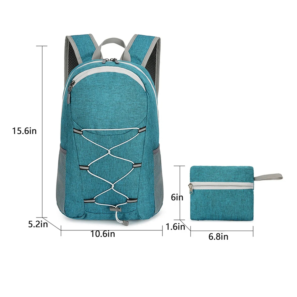 Outdoor Foldable Camping Hiking Daypack Travel Backpack 8