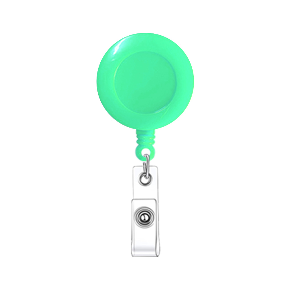 Round Retractable Badge Holder W/ Clip 9