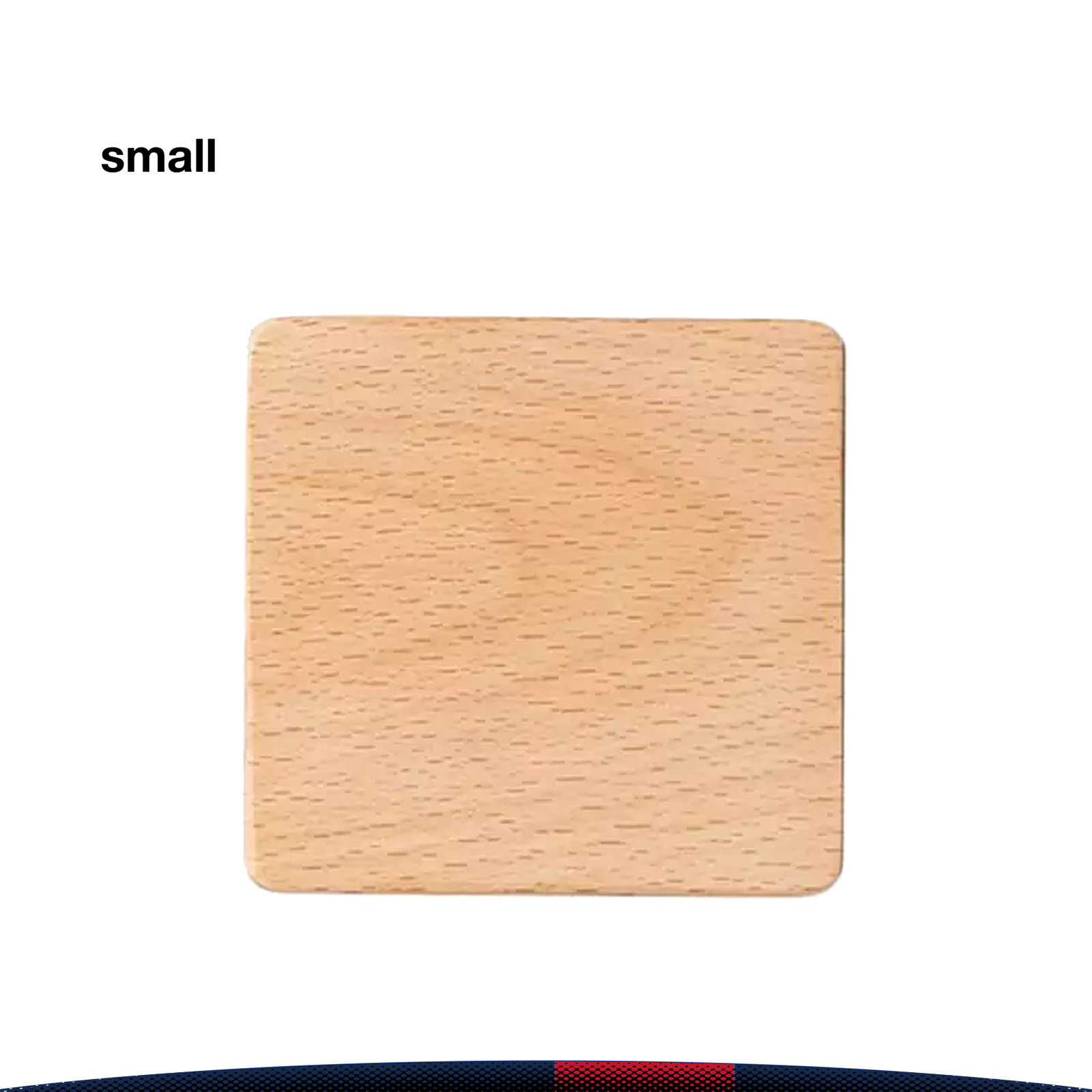 Havren Beech Wood Square Coaster 5