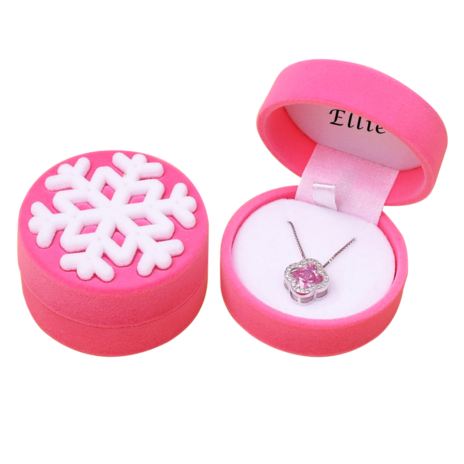 Velvet jewelry gift box