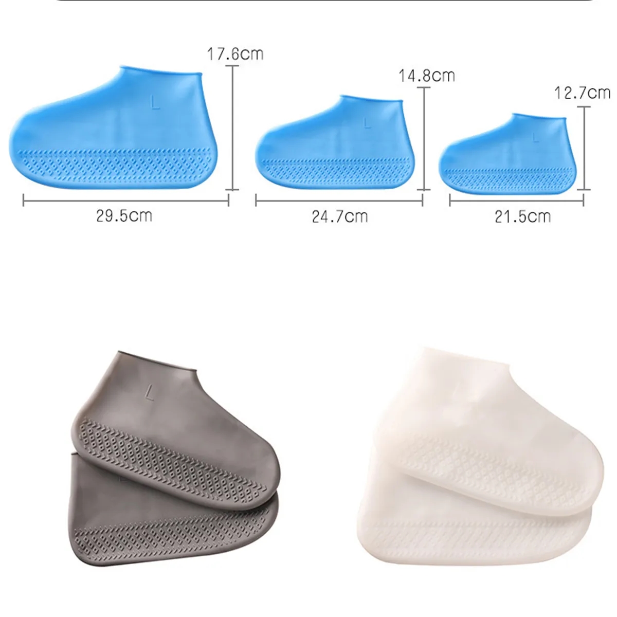 Reusable Waterproof Silicone Shoe Cover 5