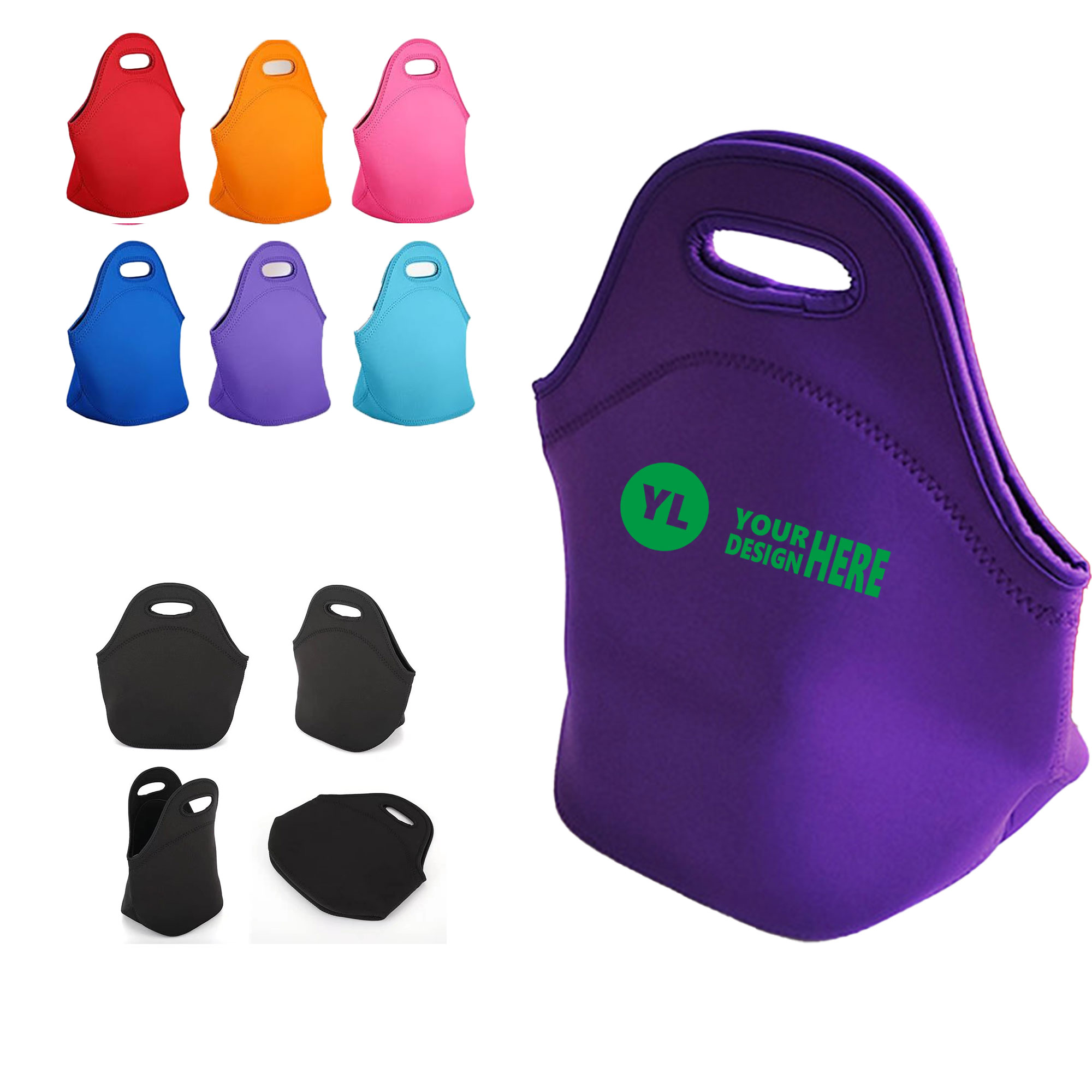 Customizable Neoprene Lunch Holder 2