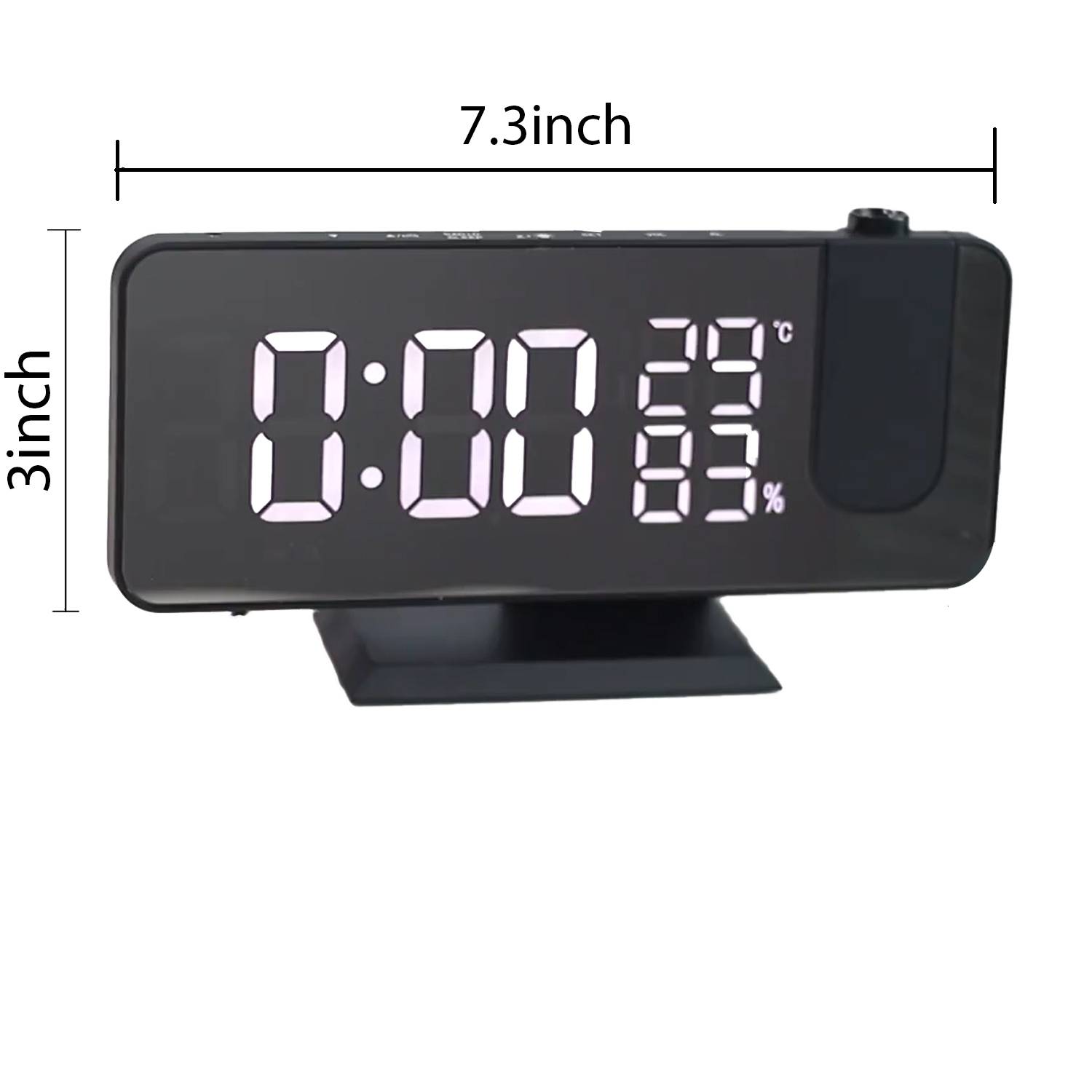 New creative LED multifunctional radio projection clock 3