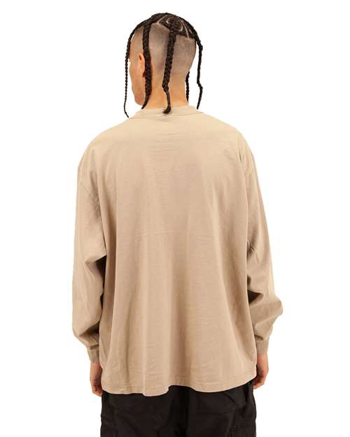 Unisex Max Heavyweight Garment-Dyed Long Sleeve T-Shirt - SHGDLS 17