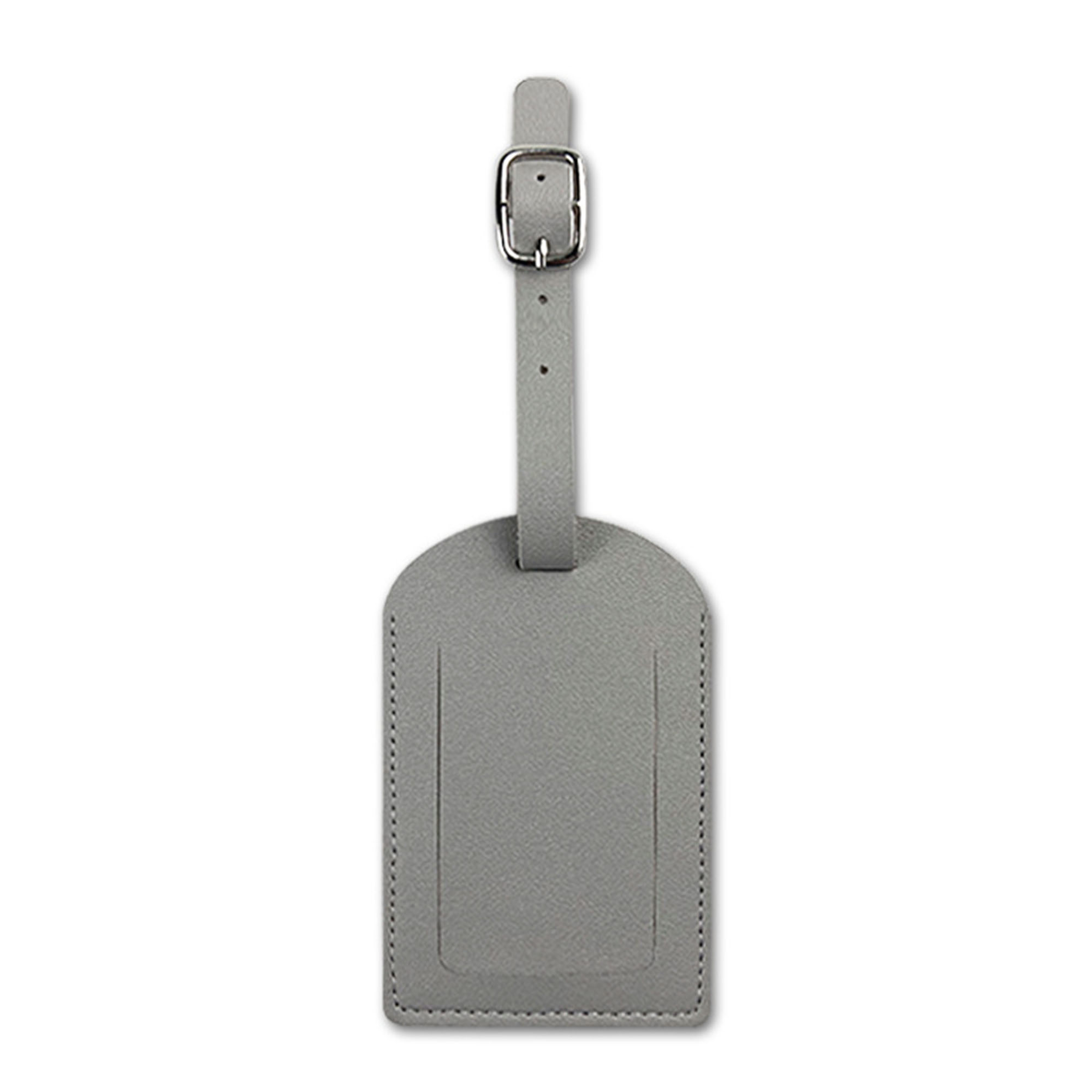 Debossed PU Leather Luggage Bag Tags 14