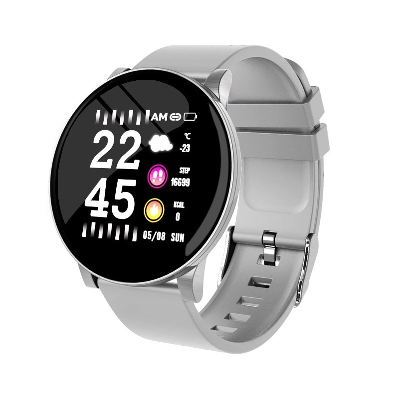 W8 Smart Watch Bracelet with Silicone Strap 1
