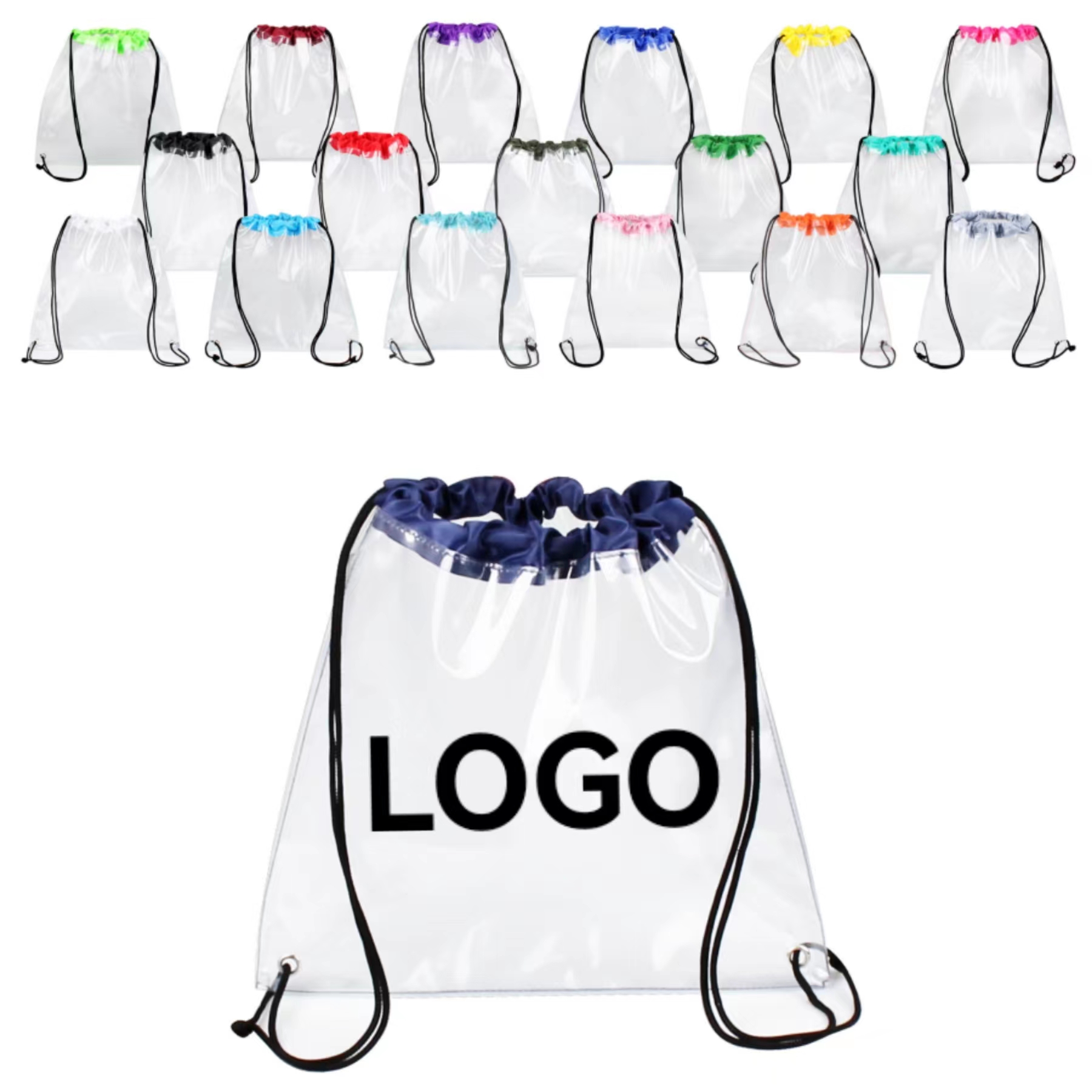 Transparent Drawstring Bag 1