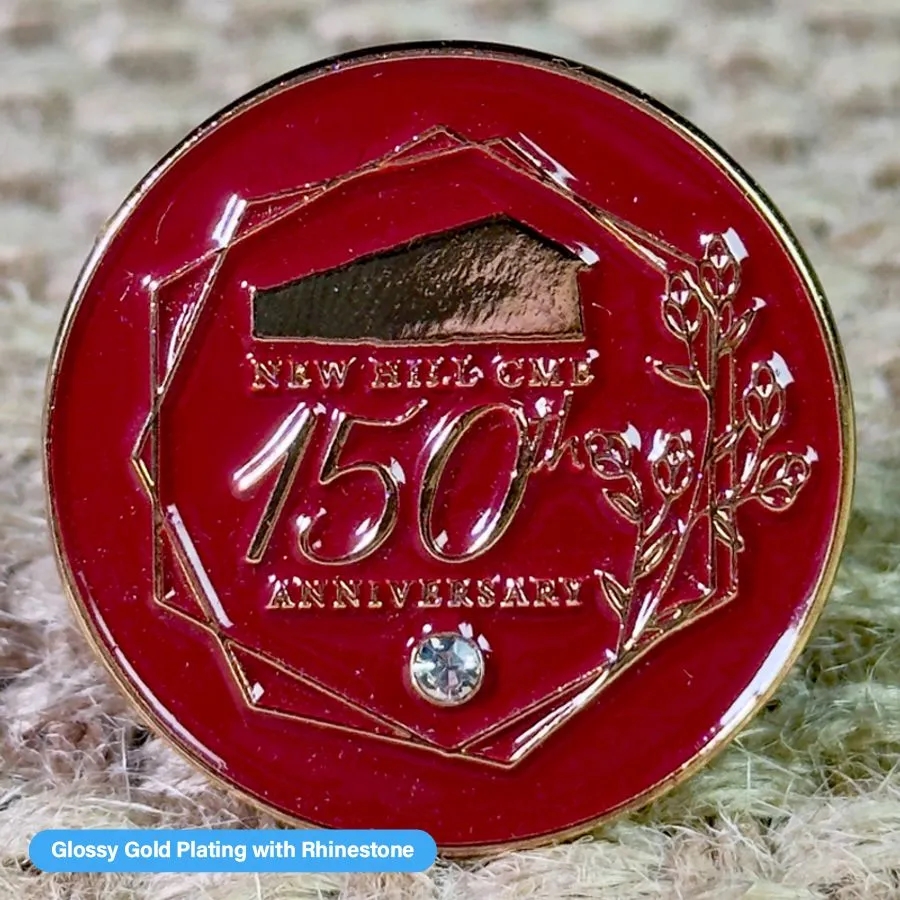 Rhinestone Pin 10