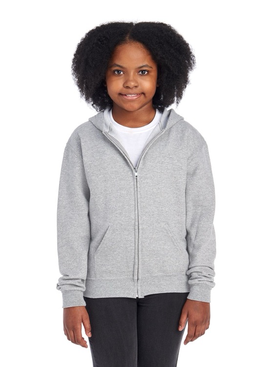 JERZEES NuBlend® Youth Full-Zip Hooded Sweatshirt 3