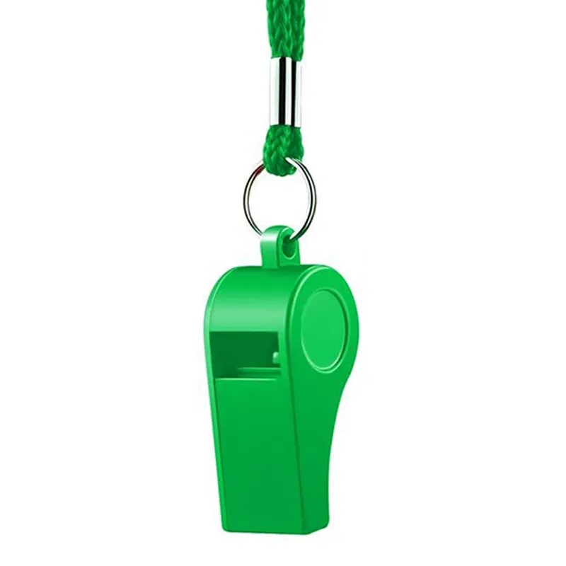 Colorful Plastic Whistles With Lanyards 6