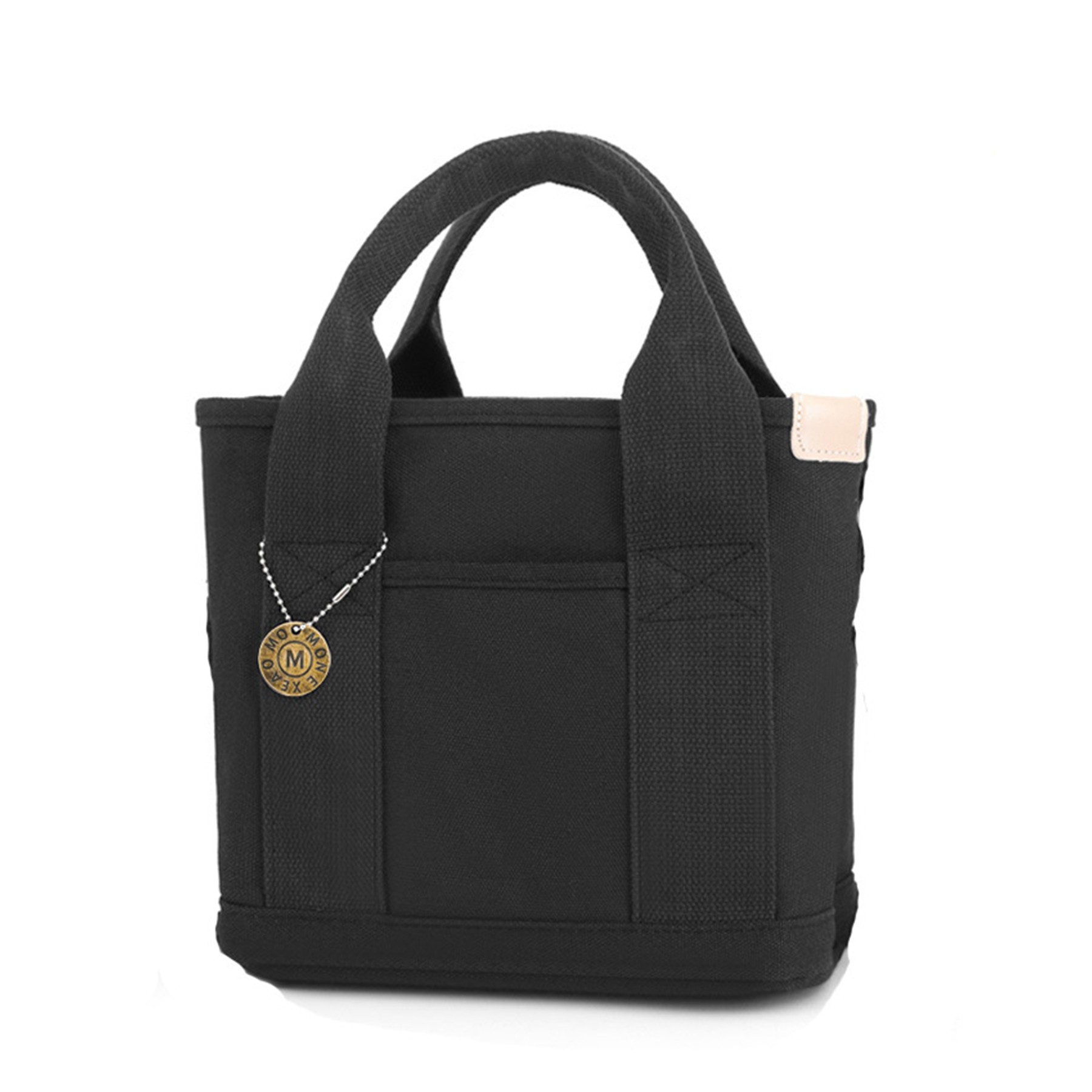Canvas Tote Bag with Zipper, custom tote bag with logo imprint 2