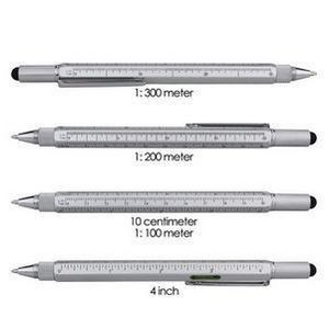 6 In 1 Multi Metal Tool Pen With Carabiner And Key Ring 24