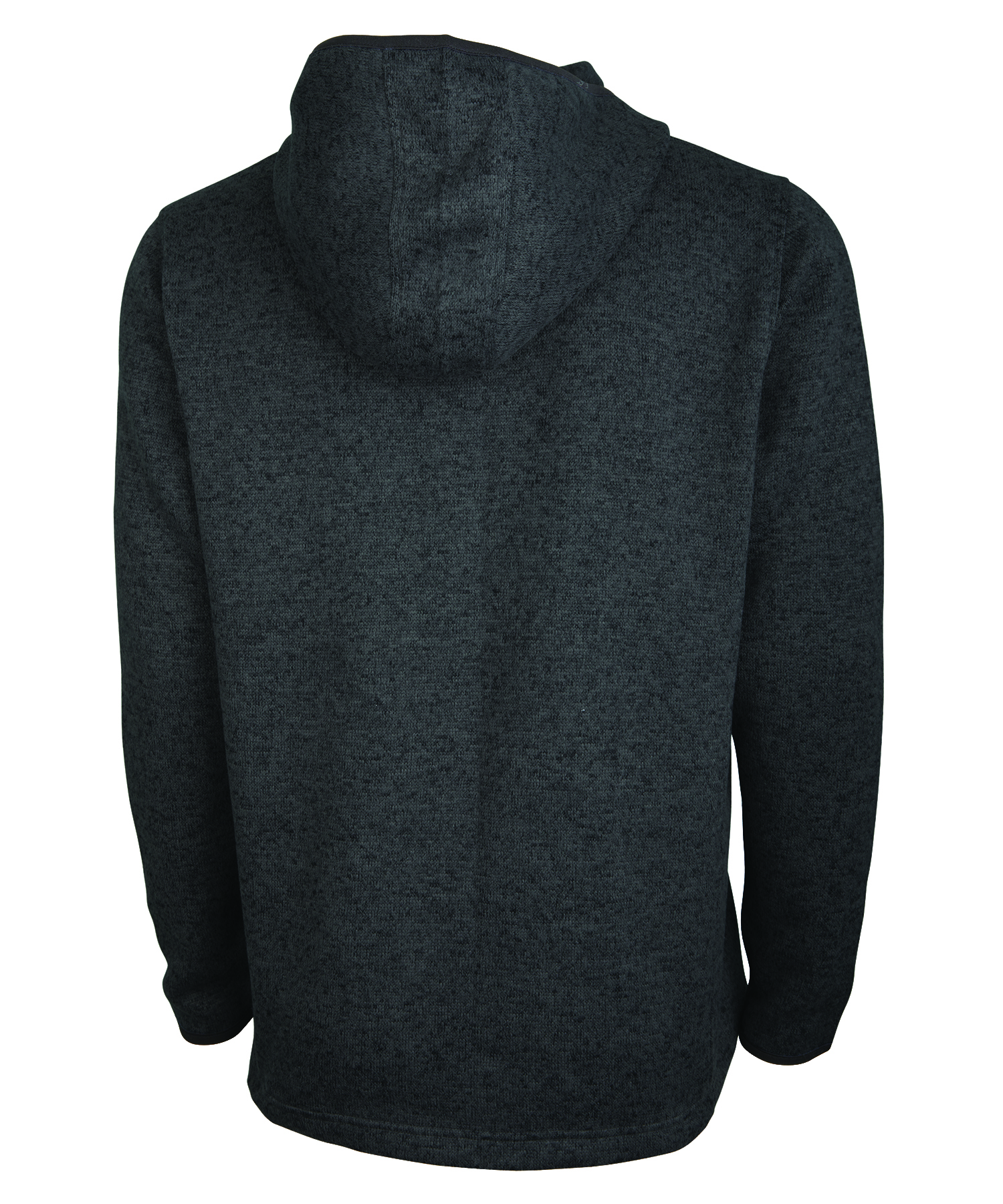 Men's Heathered Fleece Quarter Zip Hoodie