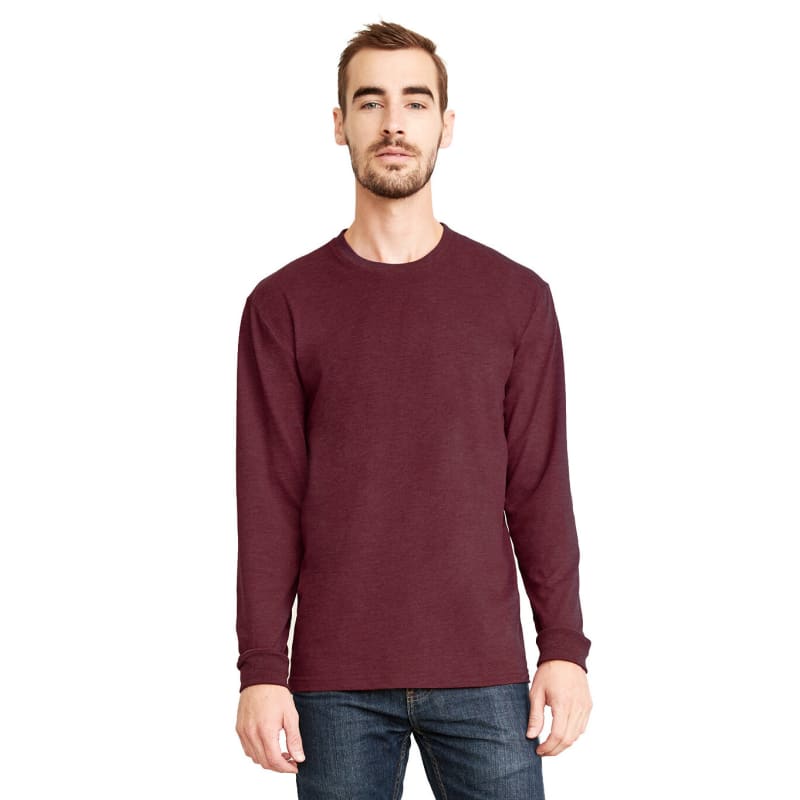Next Level Unisex Sueded Long-Sleeve Crew 3