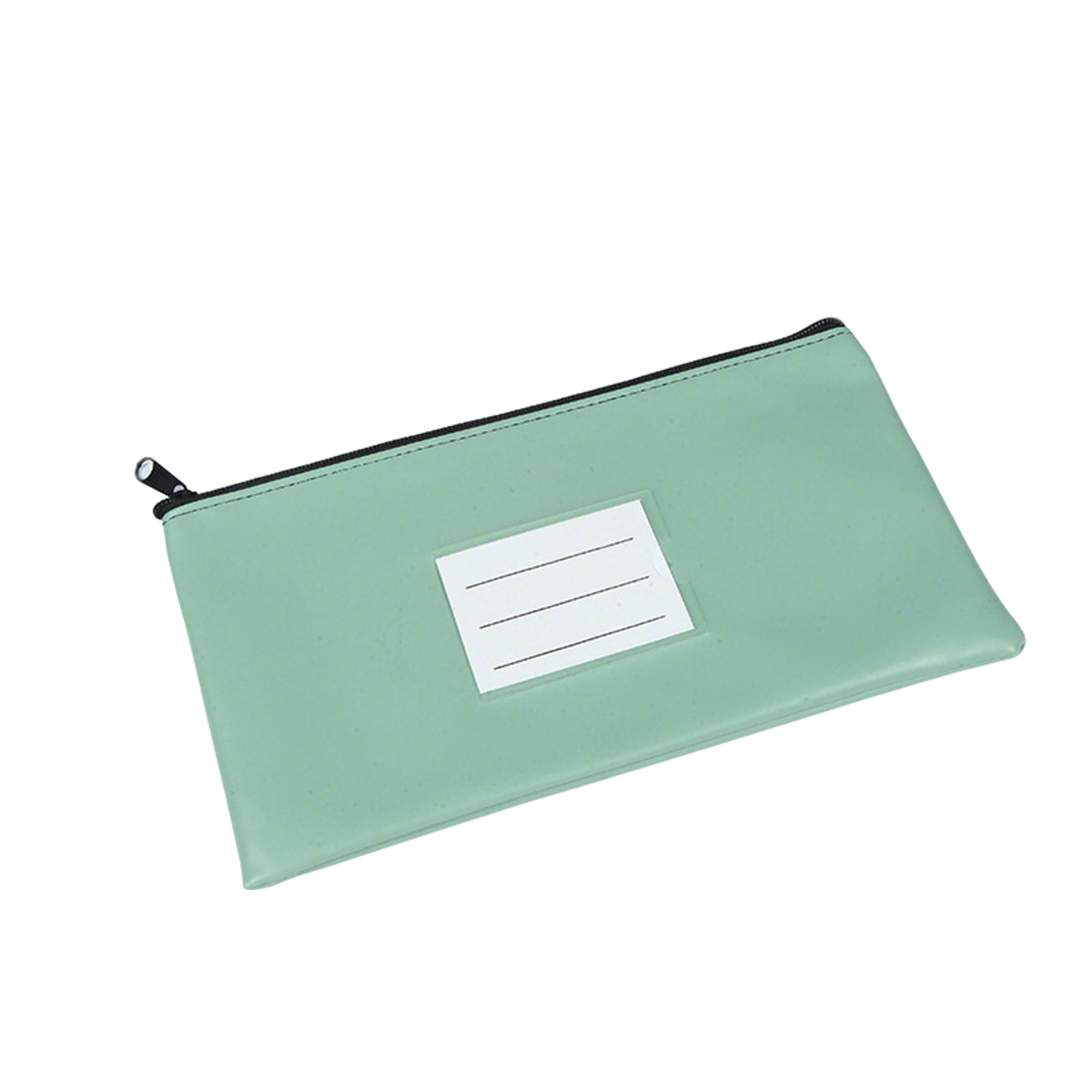Polyurethane Zipper Deposit Pouch With Soft Liner 10.6" x 6" 7