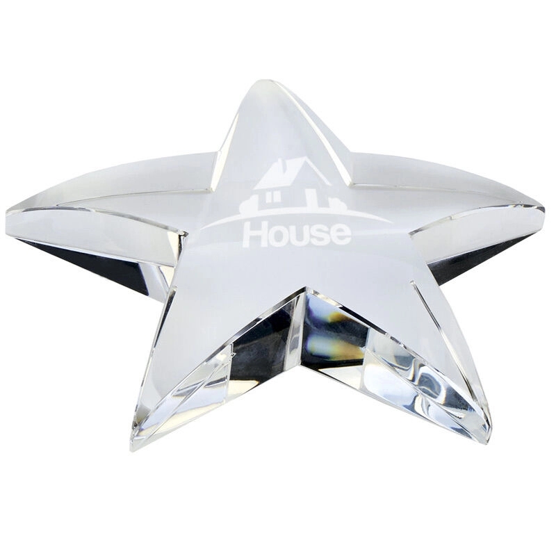 Crystal Star Paperweight 3