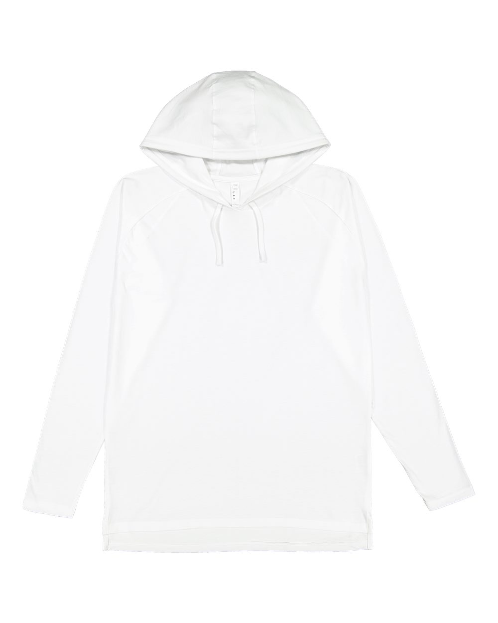 Unisex Fine Jersey Hooded Long Sleeve Raglan Tee - 6917 23
