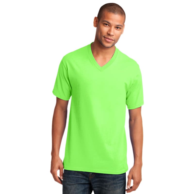 Port & Company Core Cotton V-Neck Tee. 38