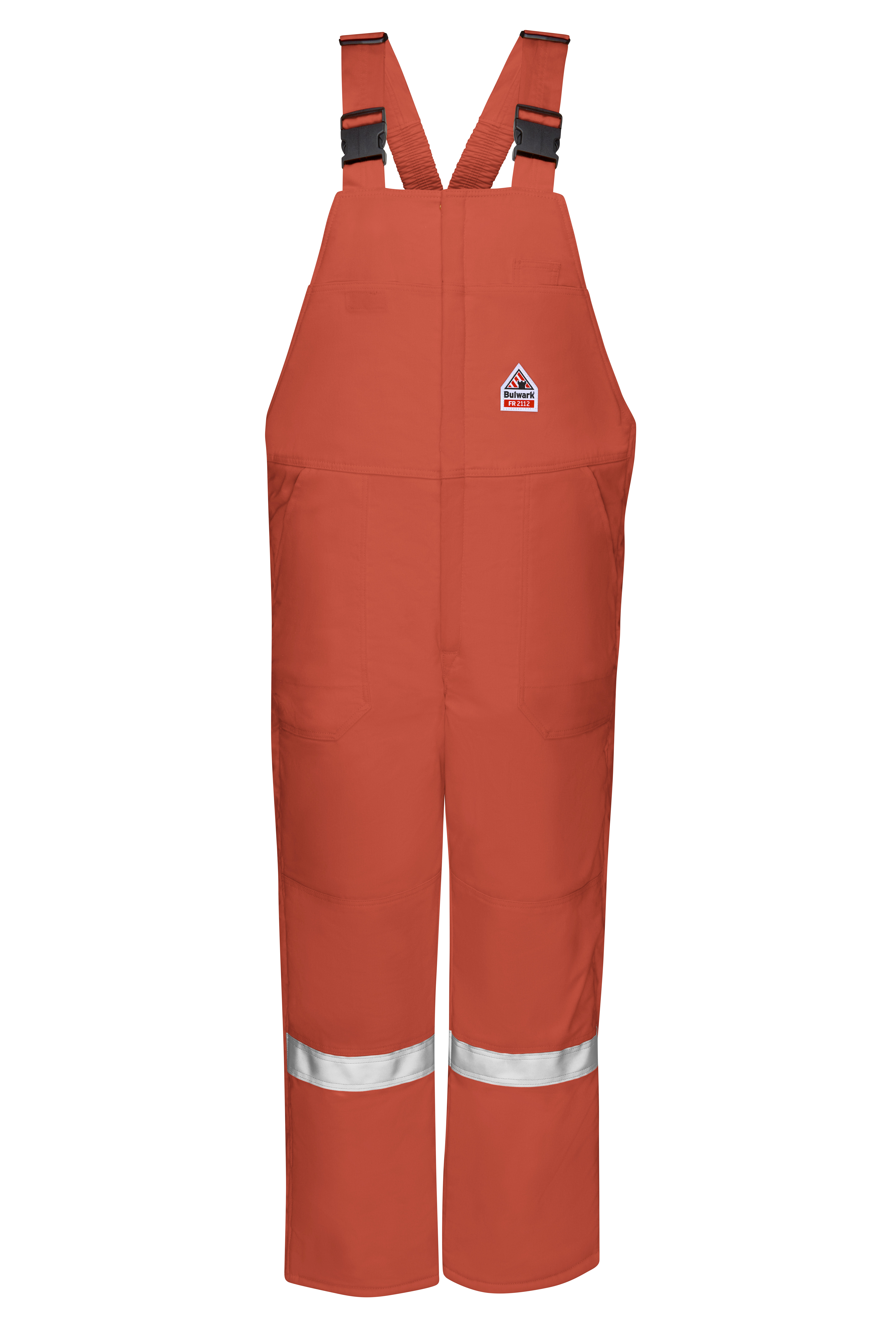 Bulwark® Men's Midweight Excel FR® ComforTouch® Deluxe Insulated Bib Overall with Reflective Trim 2