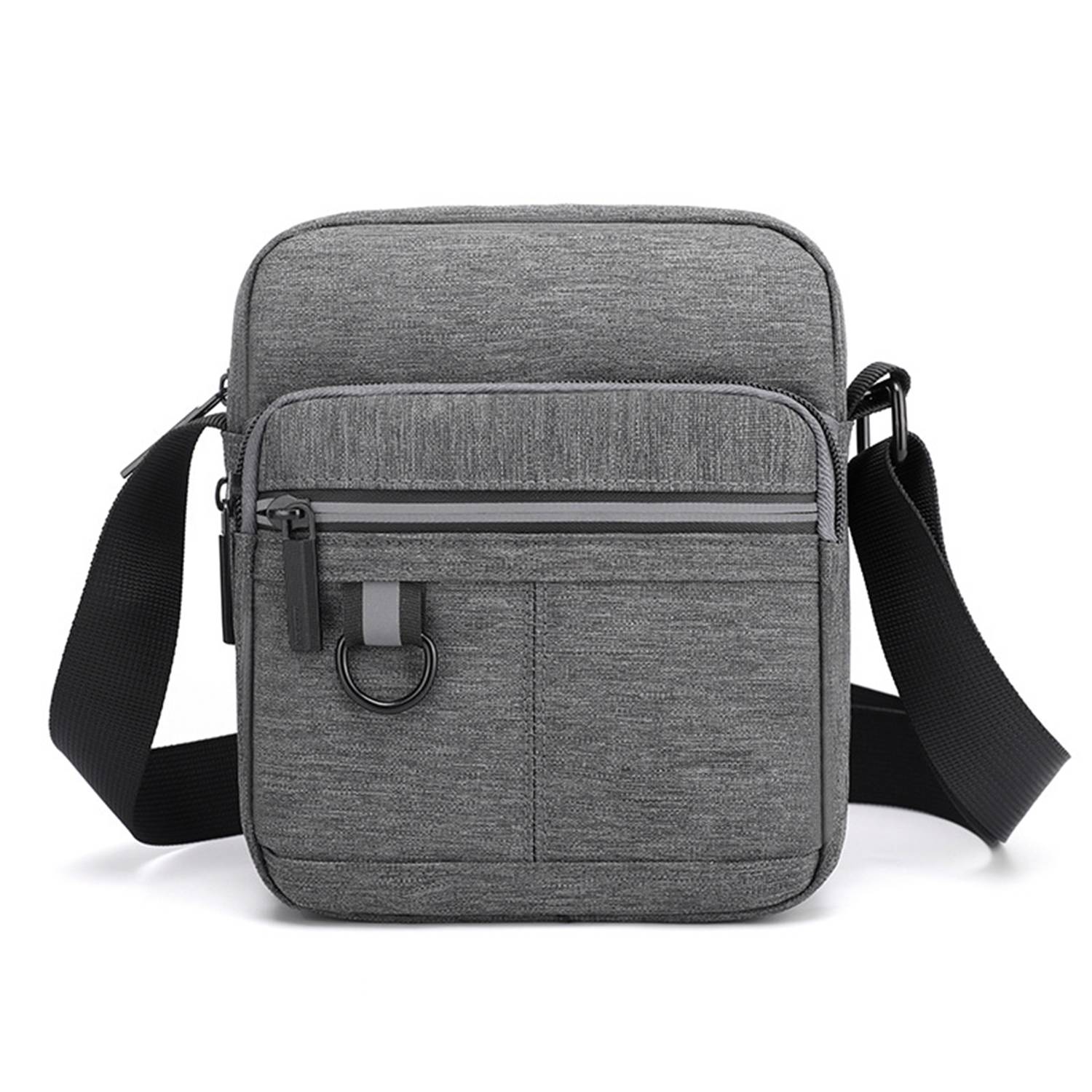 Mini Canvas Portable mobile phone coin Crossbody Bag for Men 3